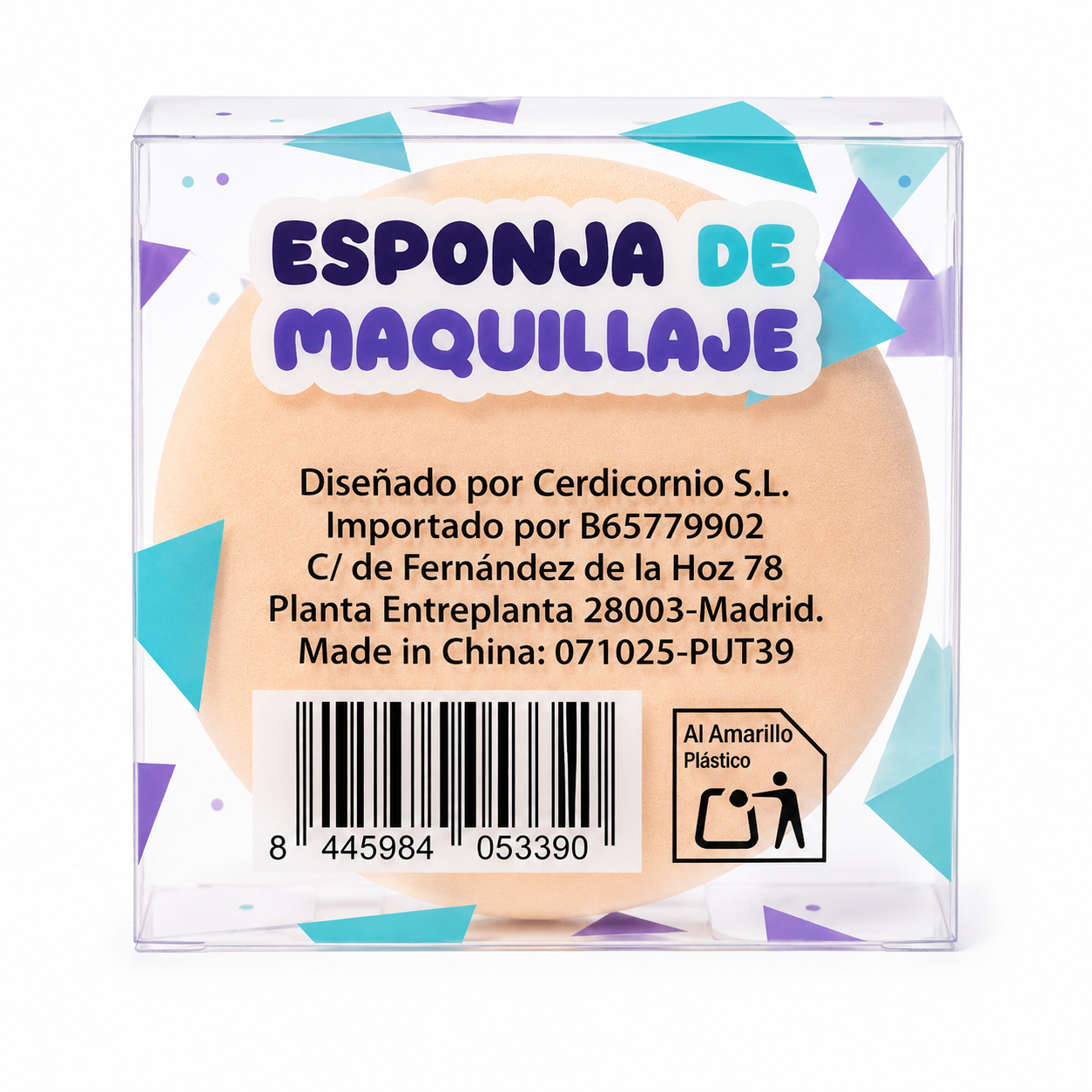 Esponja de maquillaje - No tengo el michi