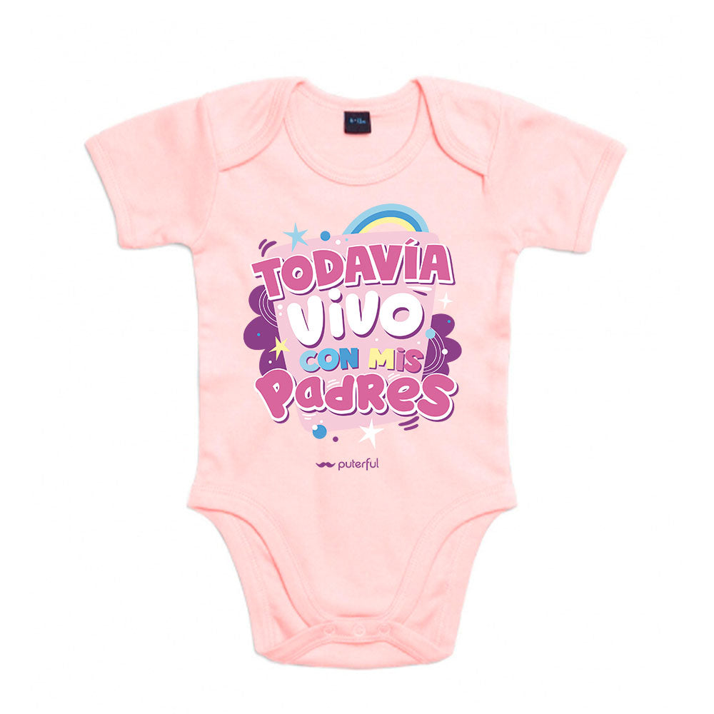 Body manga corta - Todavía vivo - Rosa