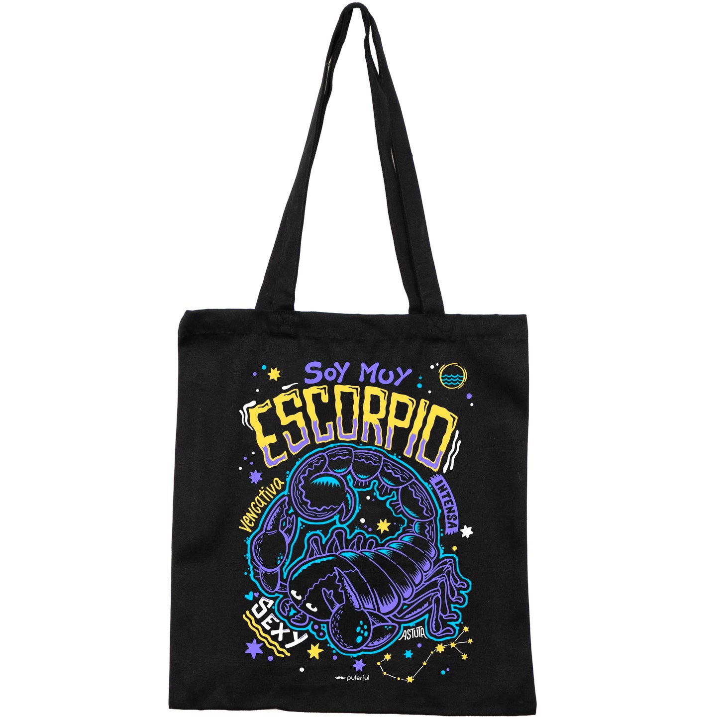Tote Bag Negra - Escorpio