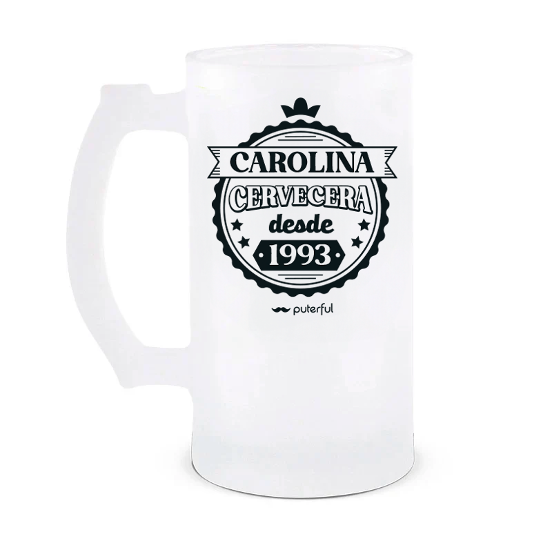 Jarra Cerveza 500ml Personalizable - CERVECERO/A DESDE