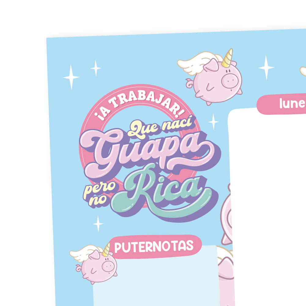 Planificador Apaisado - A trabajar