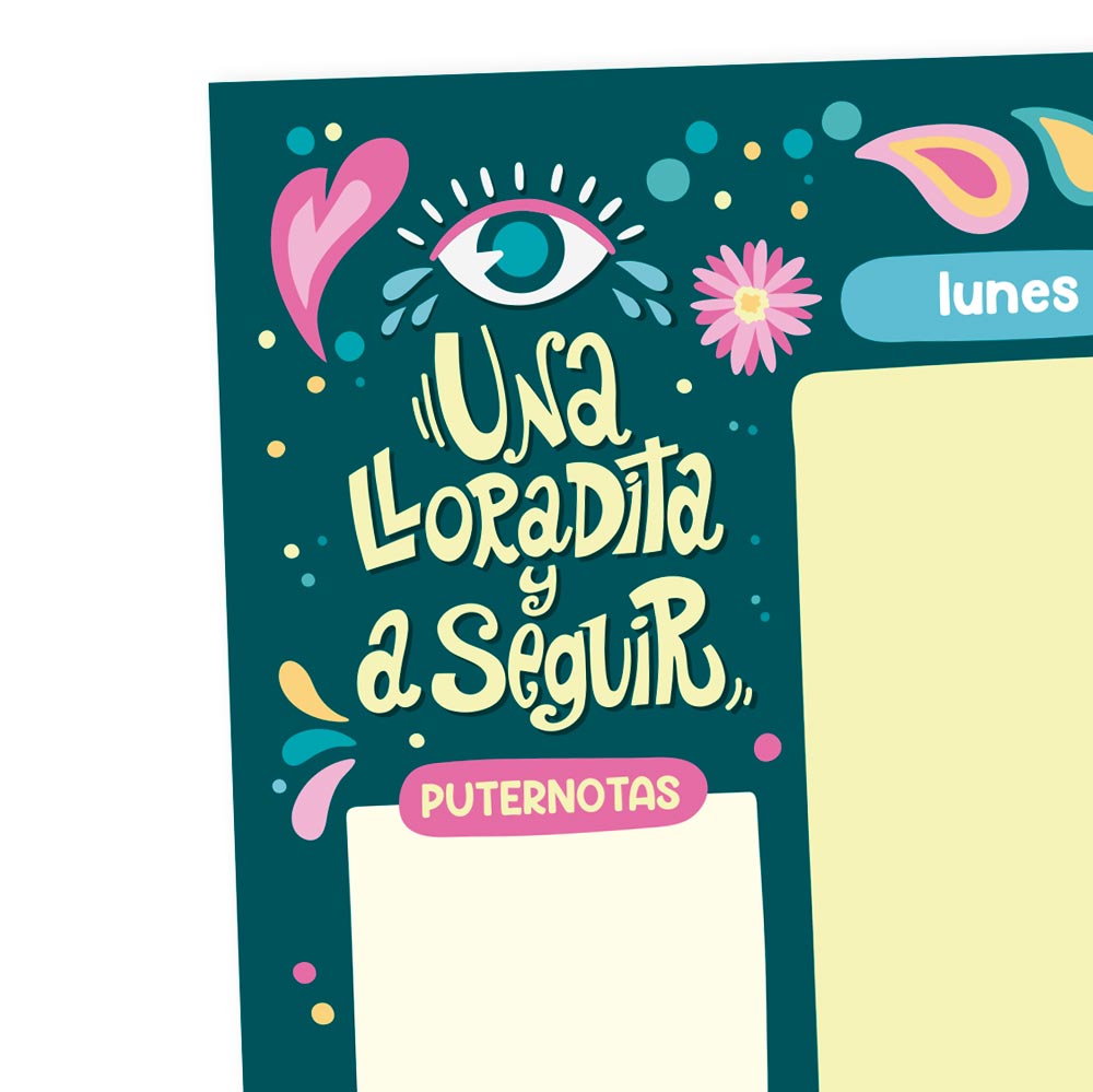 Planificador Apaisado- Lloradita