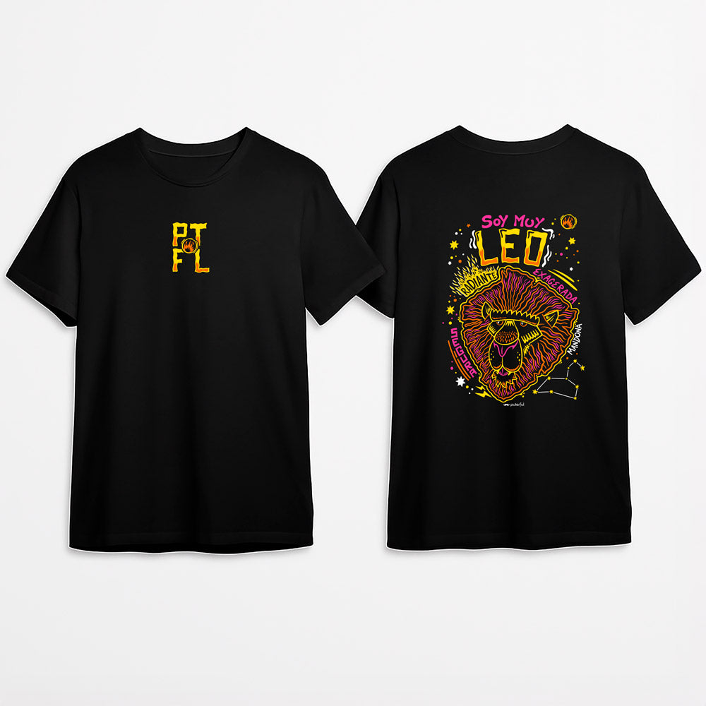 Camiseta PTFL Negra – ZODIACO Leo