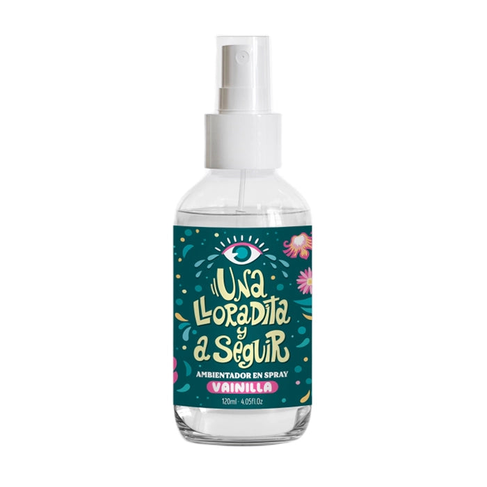 Ambientador en Spray Vainilla – Una lloradita y a seguir