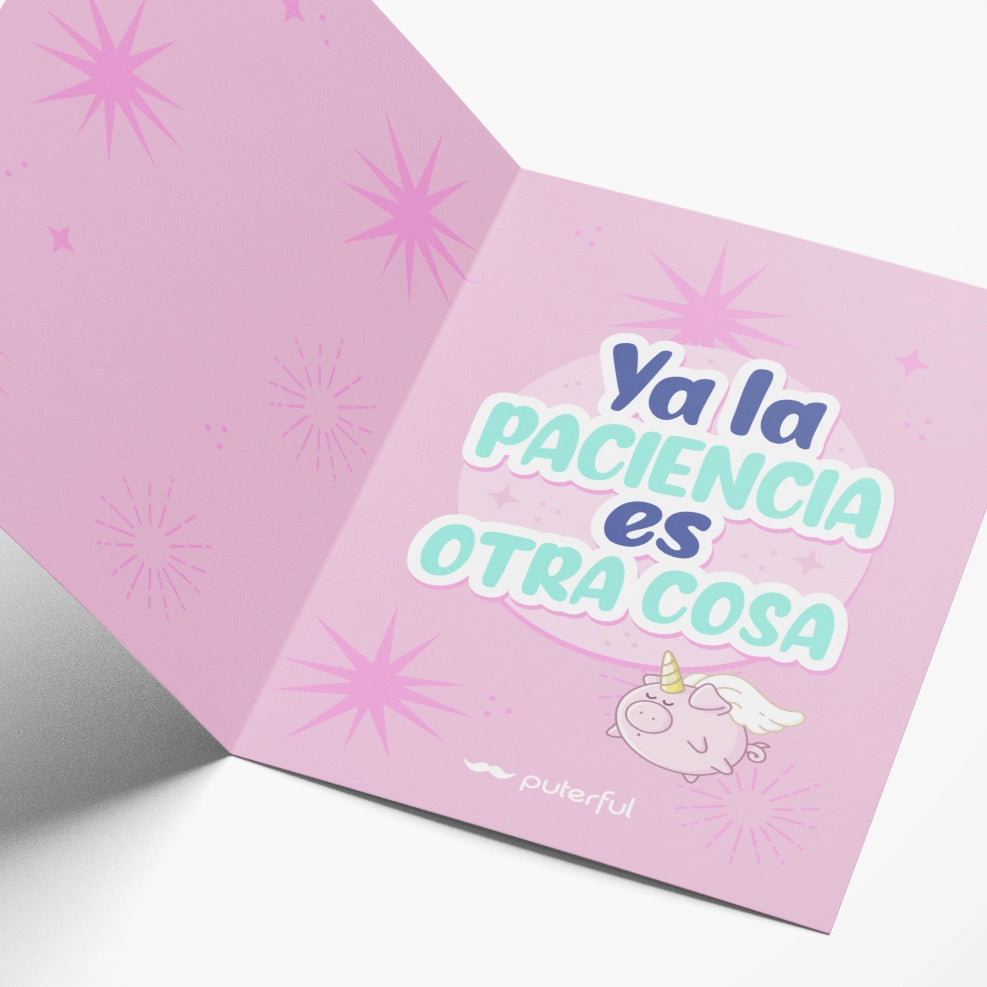Tarjeta - Felicidades Mamá tu amor es infinito