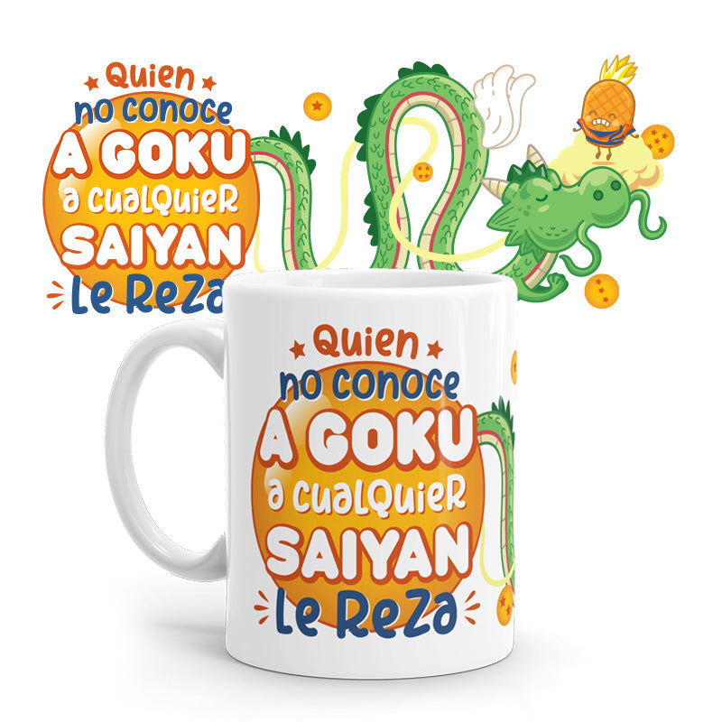 Taza – FR – Quien no conoce a Goku
