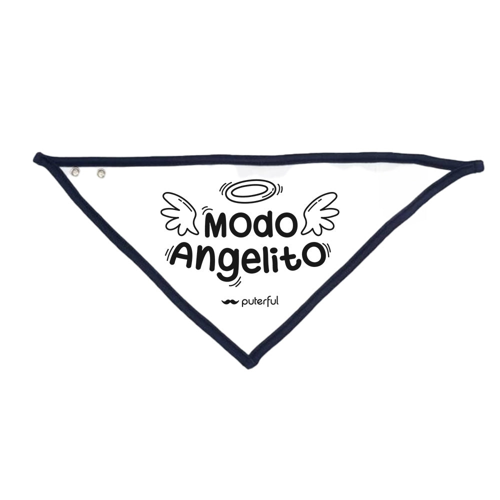 Babero bandana reversible - Modo bestia/Modo angelito