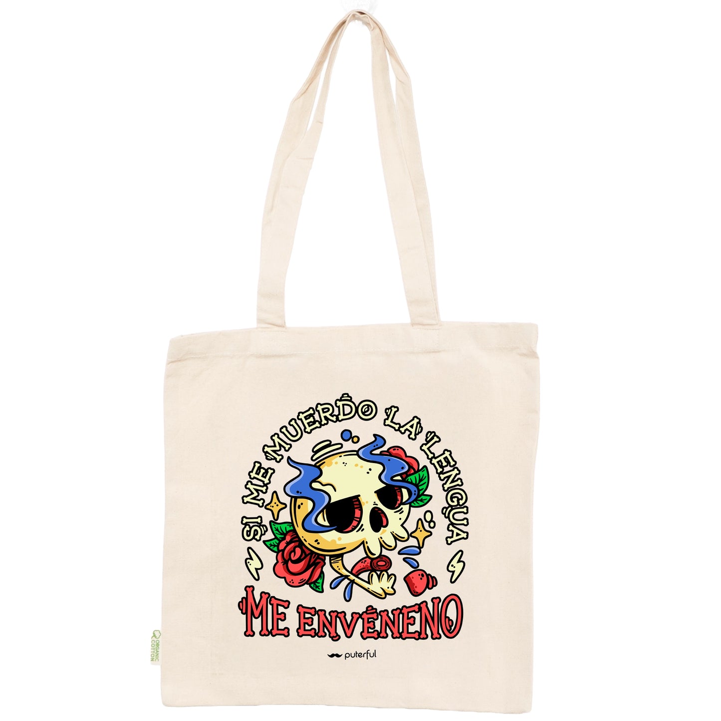Tote bag Natural - Si me muerdo la lengua