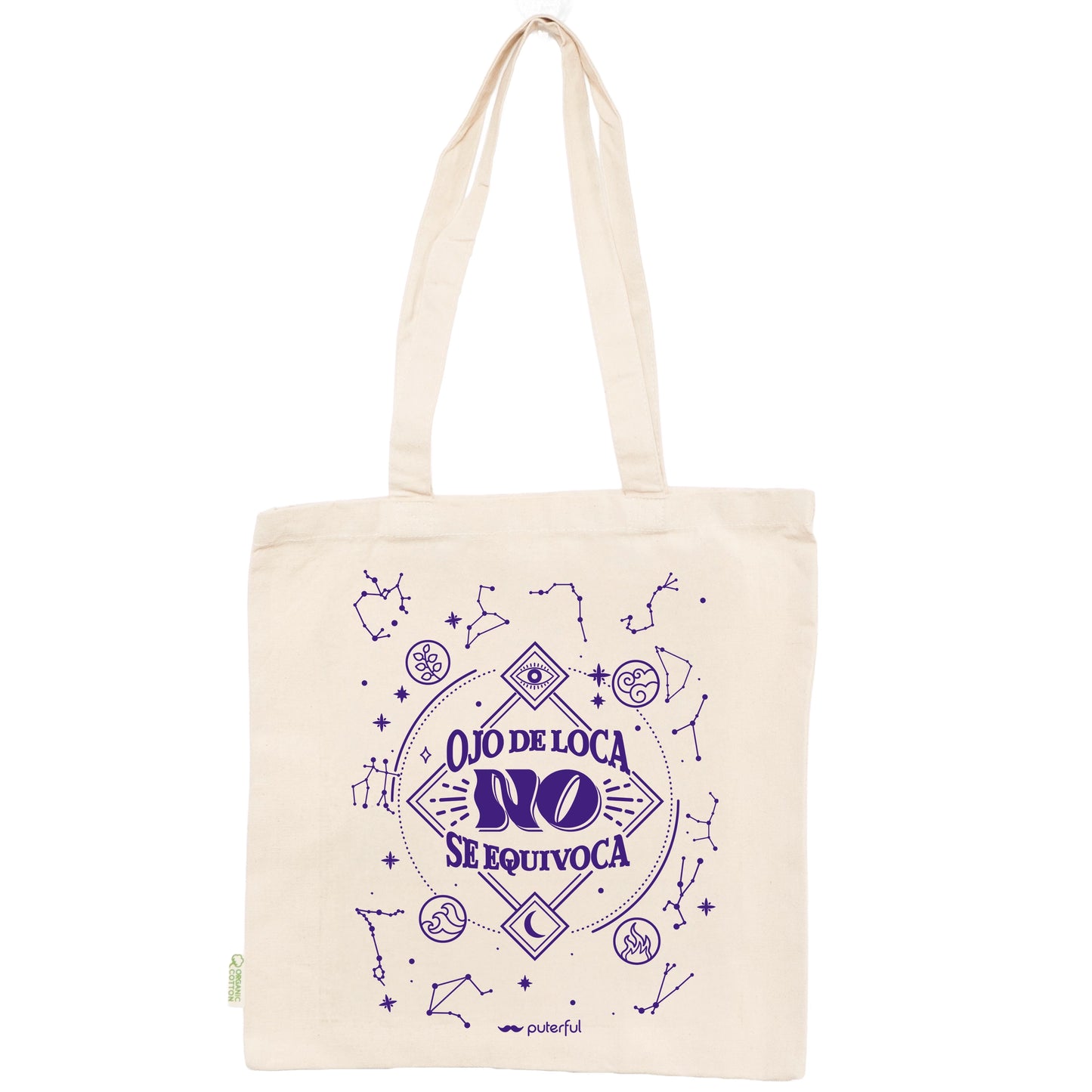 Tote bag Natural - Ojo de loca