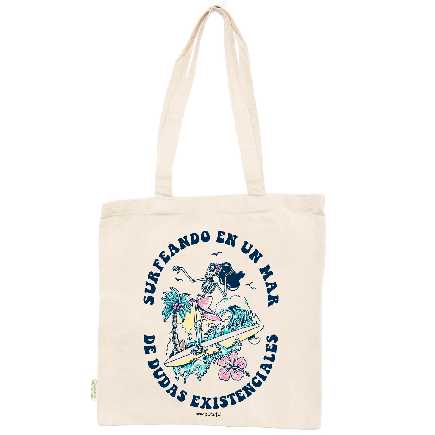 Tote bag Natural - Surfeando