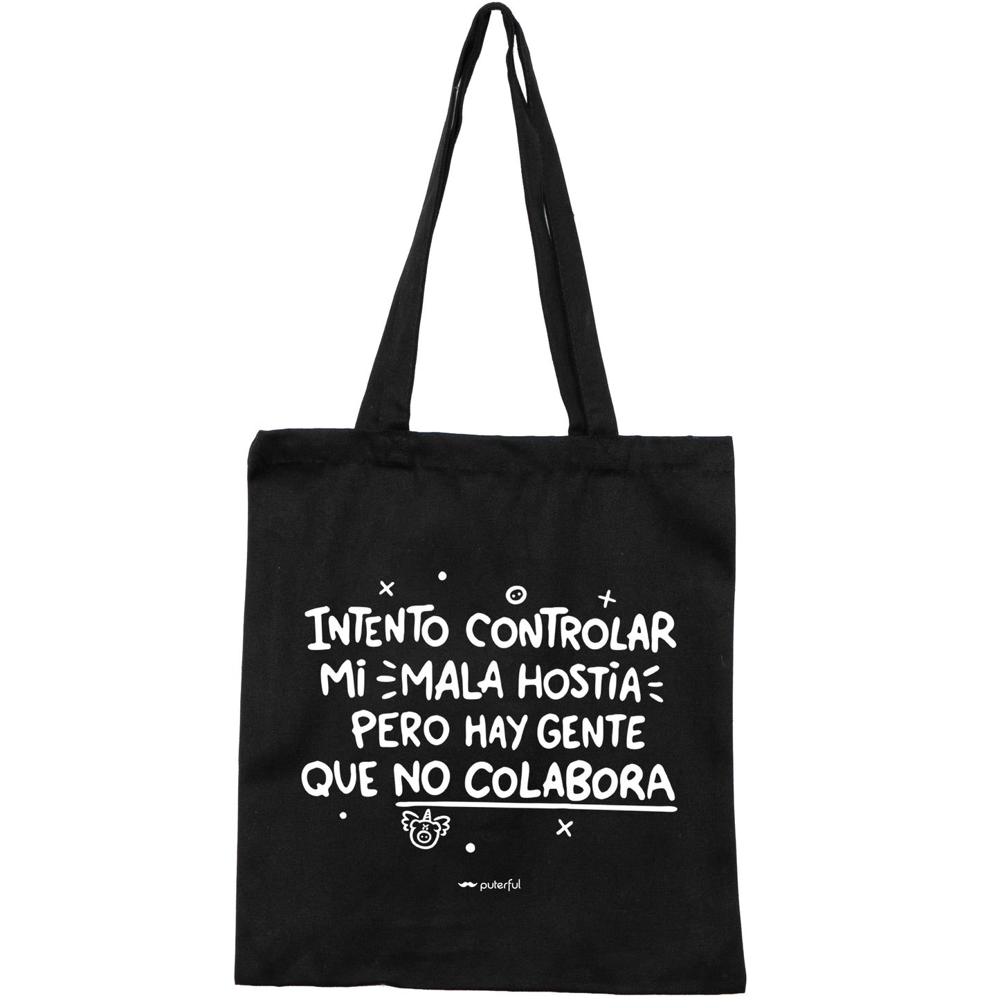 Tote Bag Negra - Mala hostia
