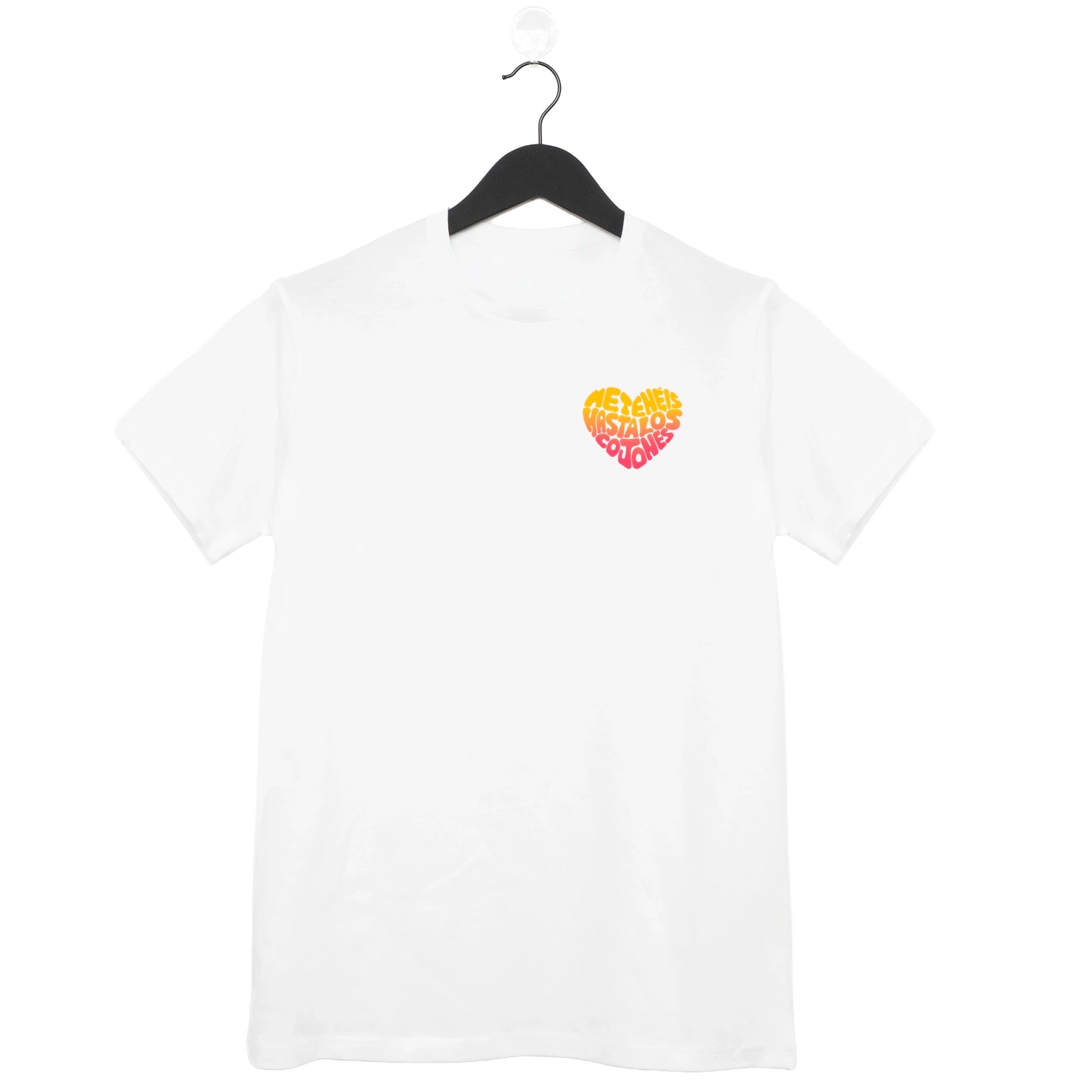 Camiseta Blanca - Me tenéis hasta los cojones Groovy