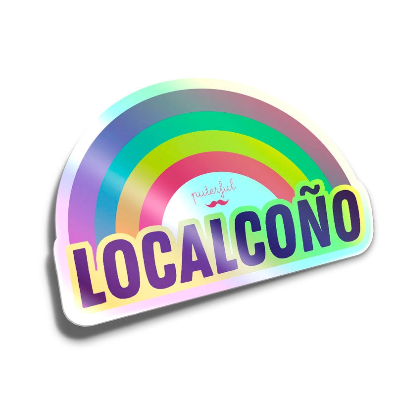 Pegatina - Localcoño holográfica
