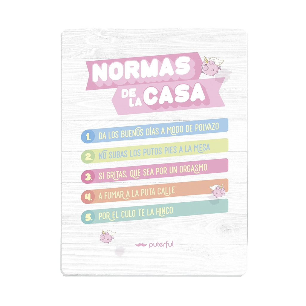 Tabla Normas de la casa