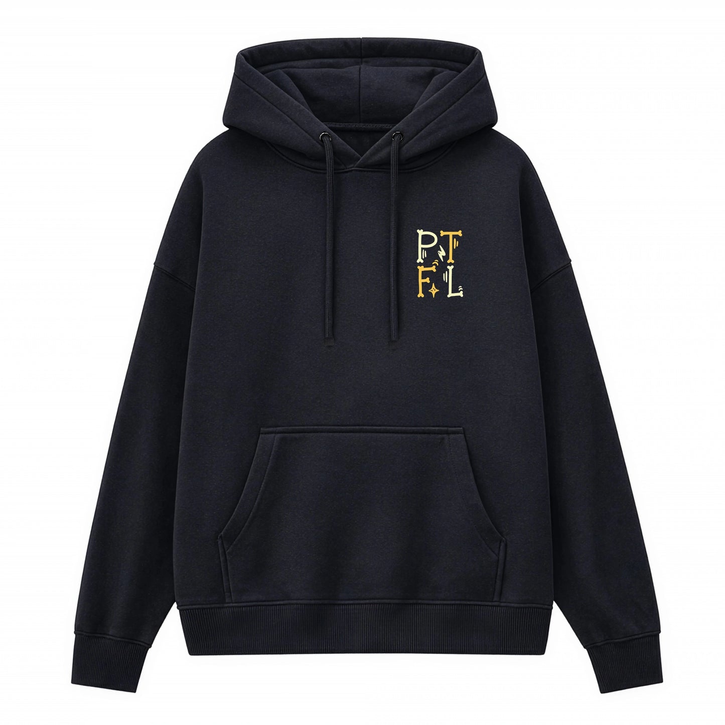Sudadera PTFL Negra - Si me muerdo la lengua