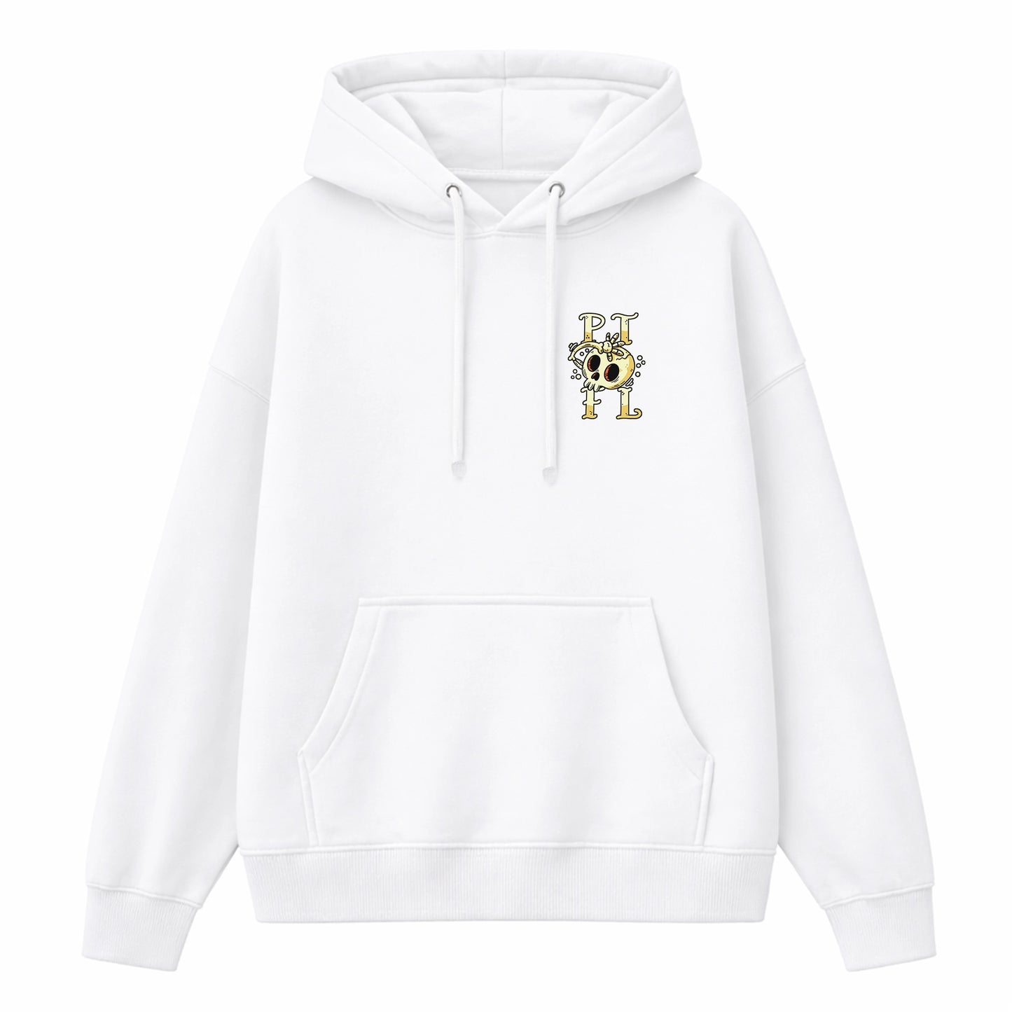 Sudadera PTFL Blanca - No Me Da La Vida