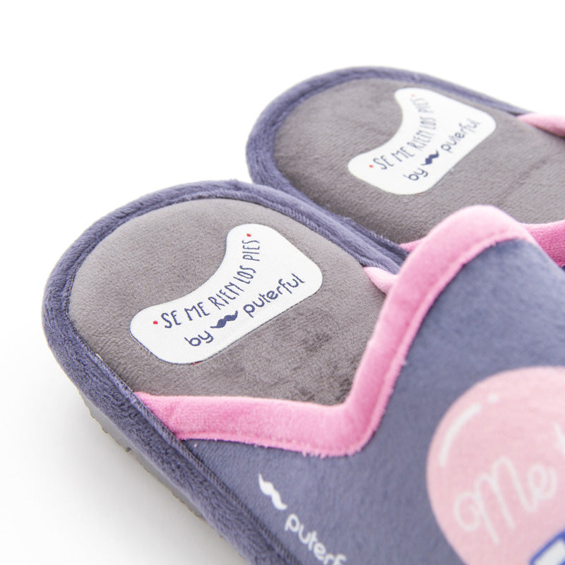 Zapatillas de casa - Me tenéis hasta el coño