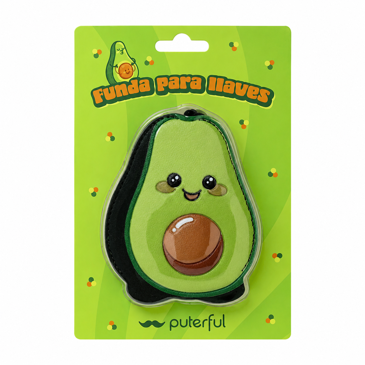 Funda para llaves - Aguacate
