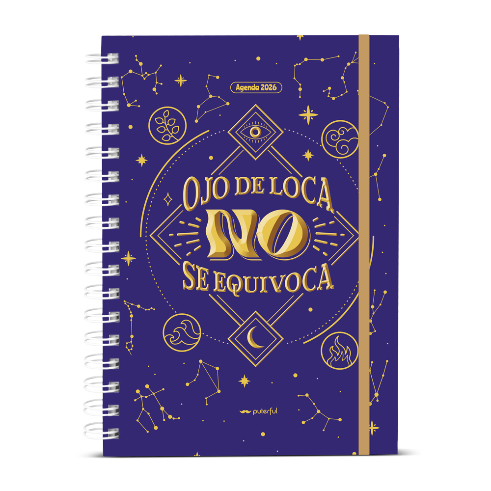 Agenda Anual 2026 - Ojo de loca no se equivoca