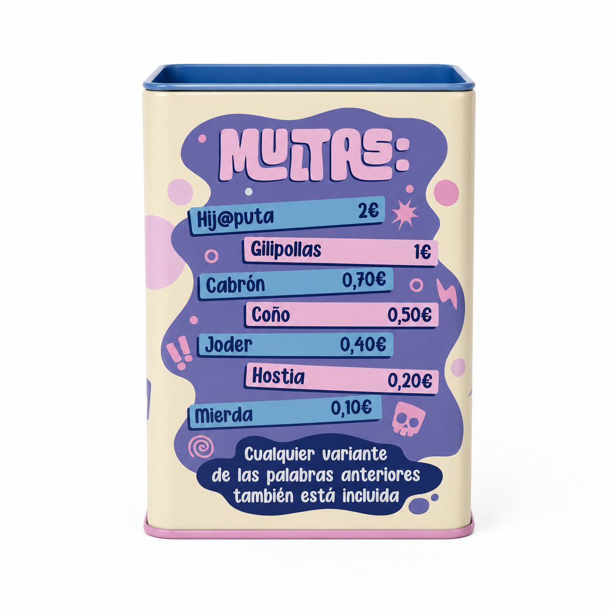 Hucha Lata - El bote de las palabrotas