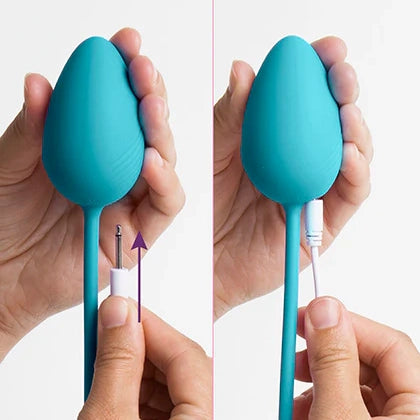 Huevo vibrador con control remoto - Turquesa