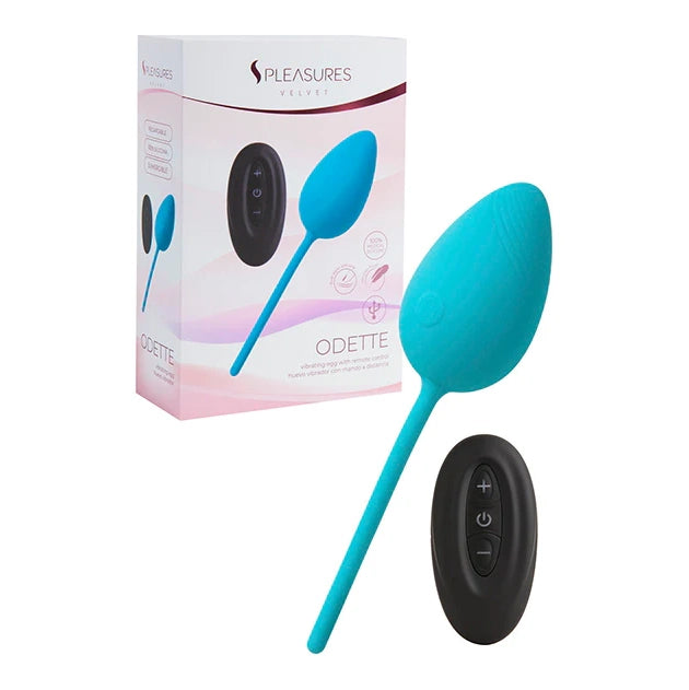 Huevo vibrador con control remoto - Turquesa