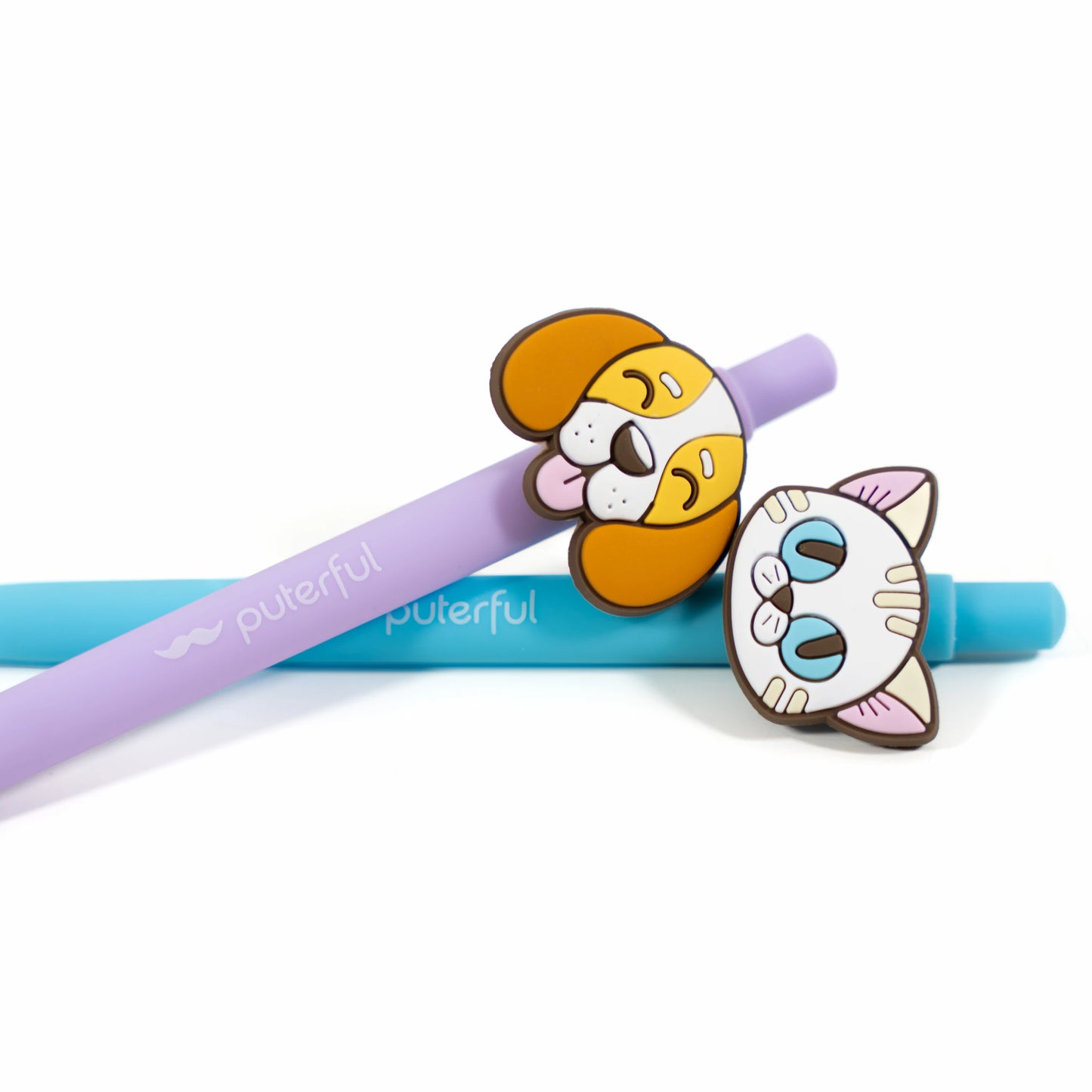 Set 2 bolígrafos - Perro Gato