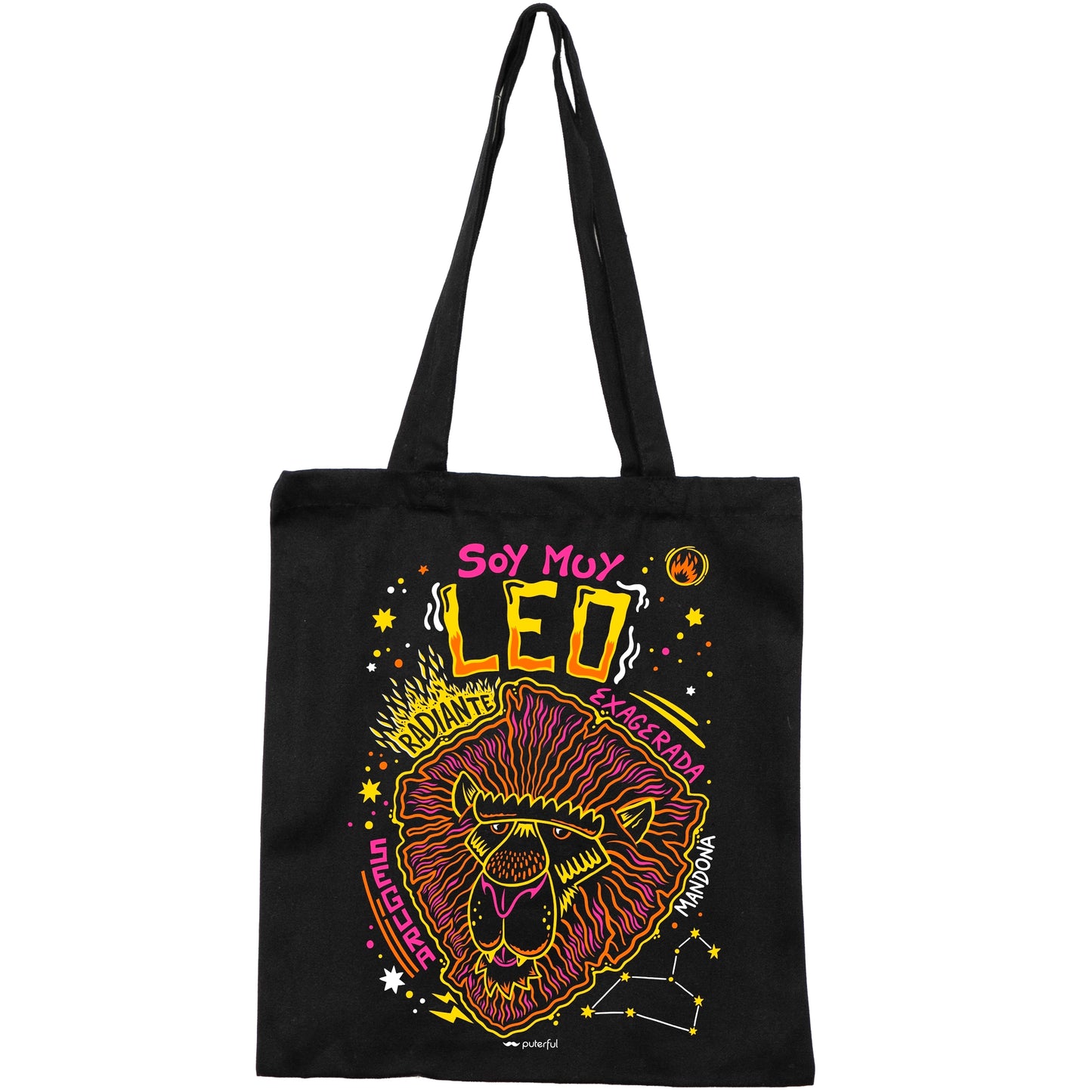 Tote Bag Negra - Leo