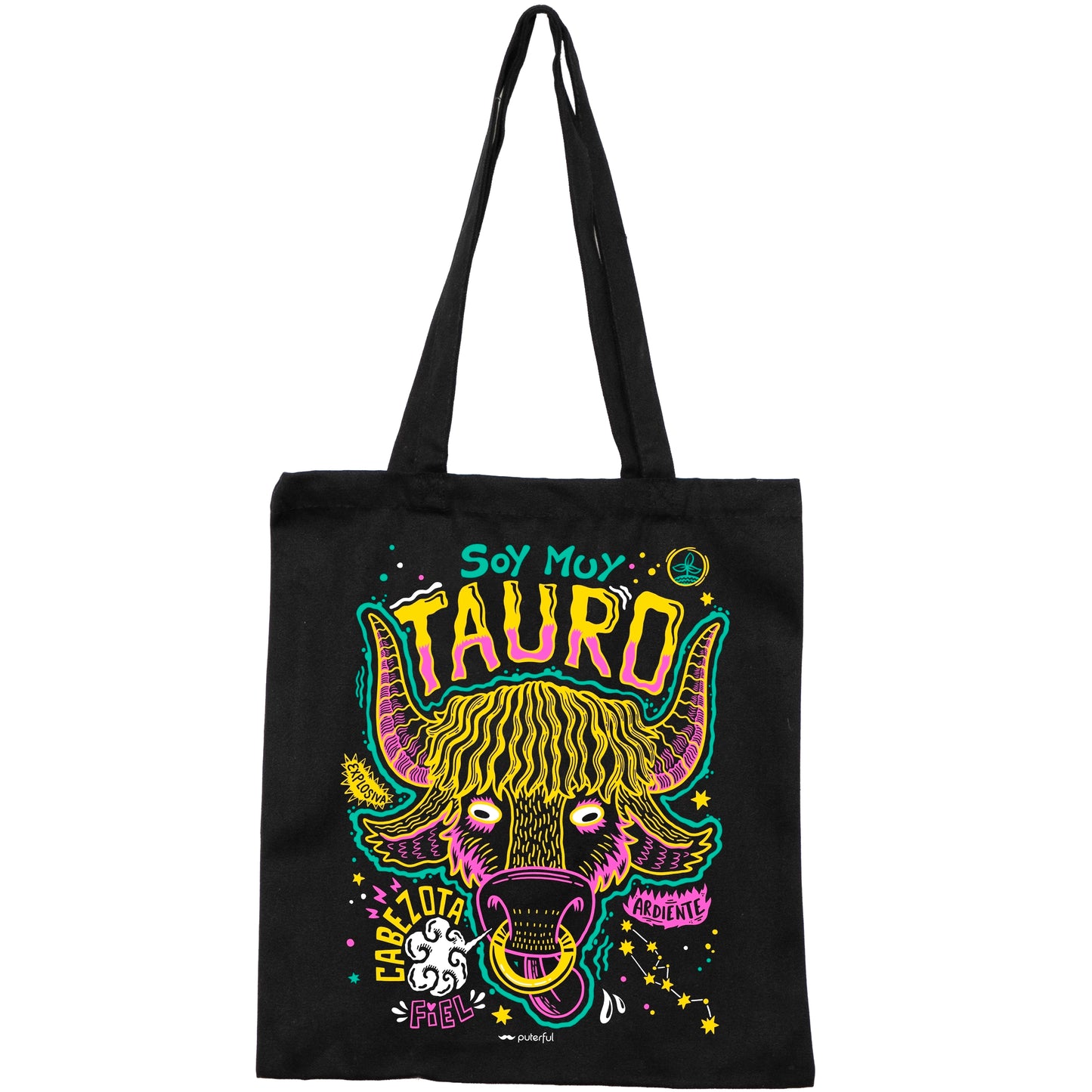 Tote Bag Negra - Tauro