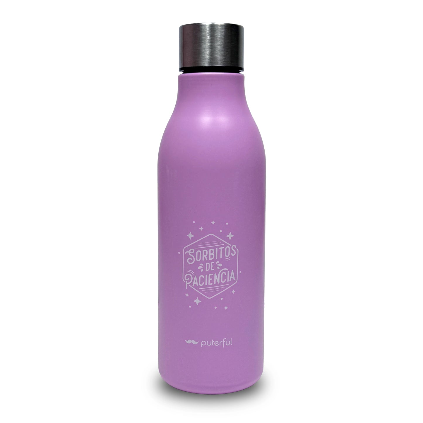 Botella termo - Sorbitos de paciencia - Rosa