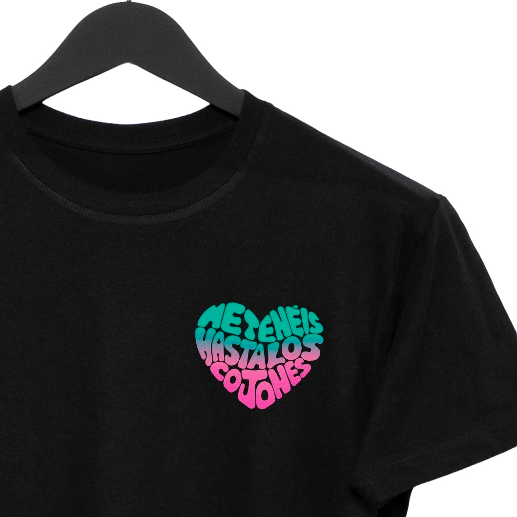 Camiseta Negra – Me tenéis hasta los cojones Groovy