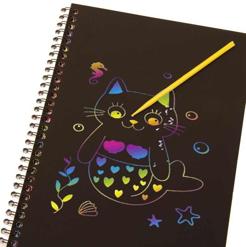 Cuaderno para rayar - Rainbow scratch book