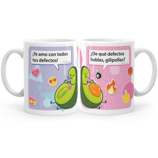 Set de tazas – Te amo – Aguacate