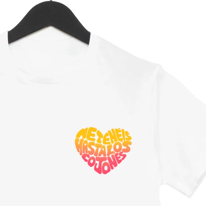 Camiseta Blanca - Me tenéis hasta los cojones Groovy