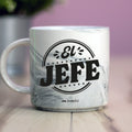 Taza marmolada Negra – El Jefe