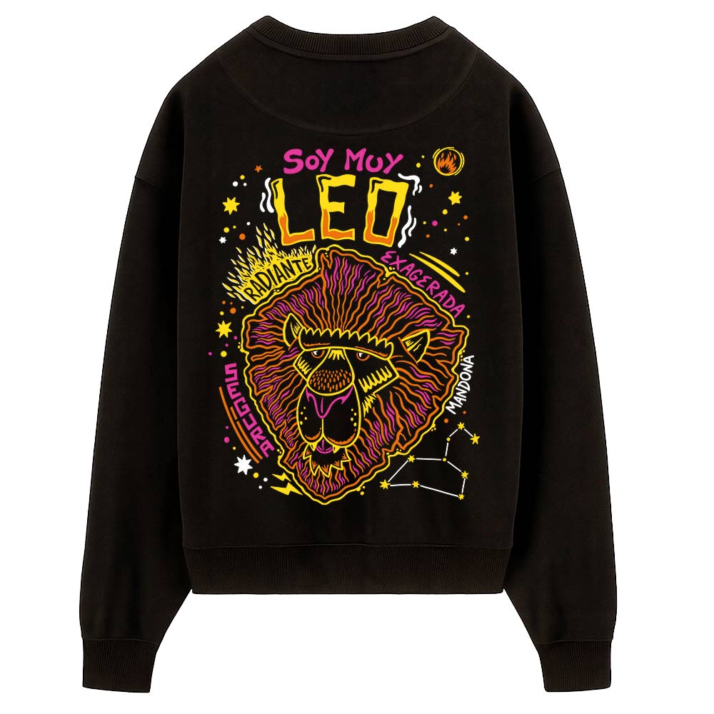 Sudadera PTFL Negra - ZODIACO Leo