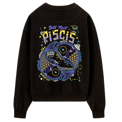 Sudadera PTFL Negra - ZODIACO Piscis