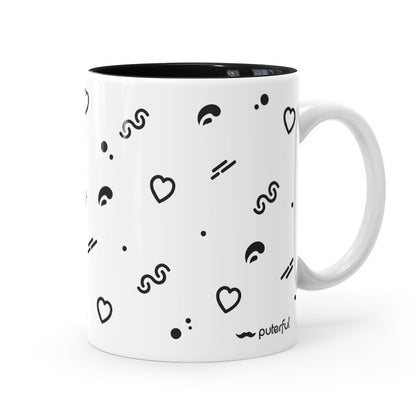 Taza Minimal – Estado civil: Siéntate que te cuento