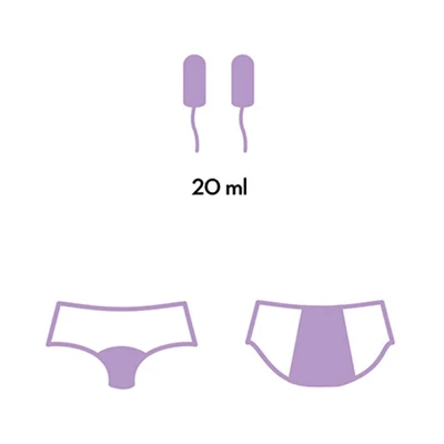 Braga Menstrual Negro DAILY