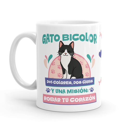 Taza – Gato Bicolor