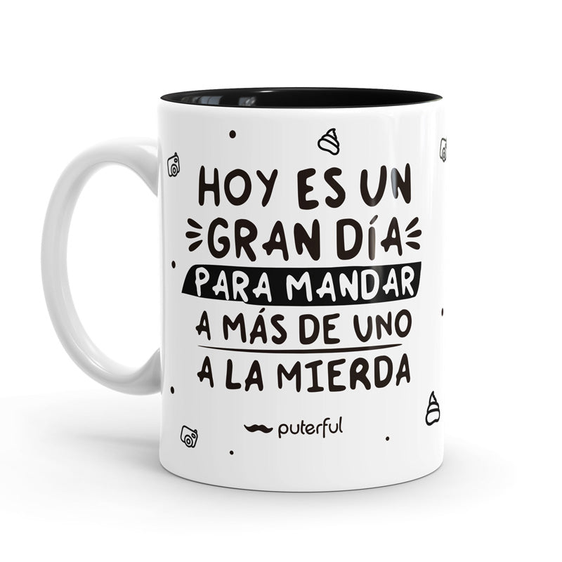 Taza Minimal – Hoy es un gran día