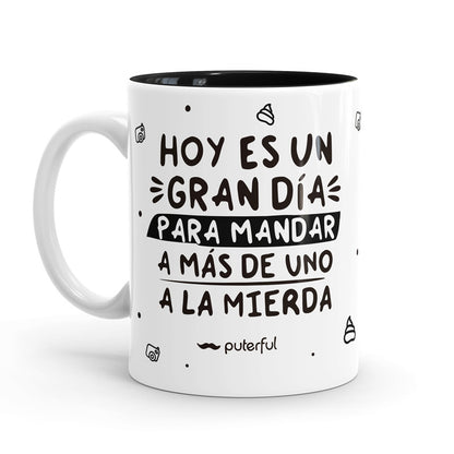 Taza Minimal – Hoy es un gran día