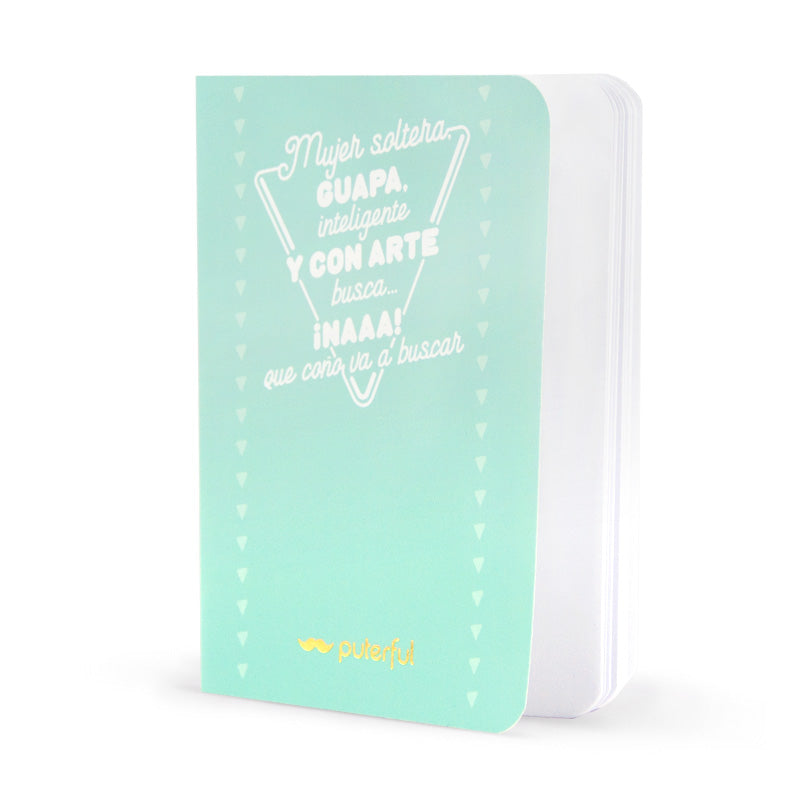 Libreta cosida - Mujer soltera