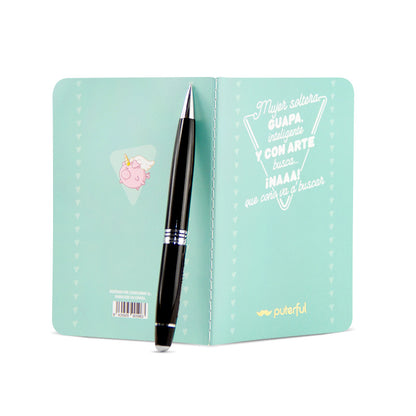 Libreta cosida - Mujer soltera