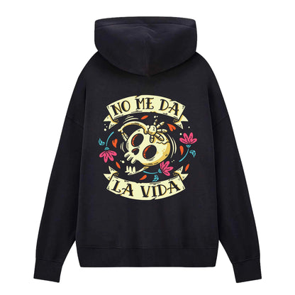 Sudadera PTFL Negra - No Me Da La Vida