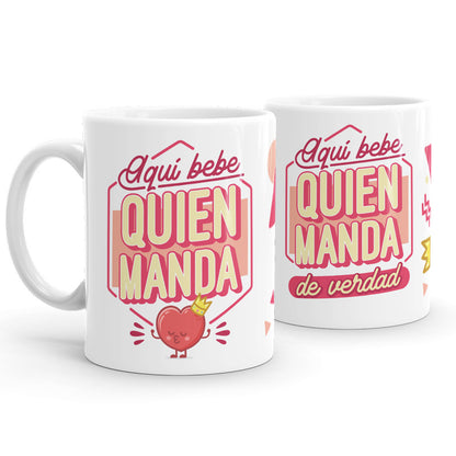 Set de tazas – Aquí bebe quien manda