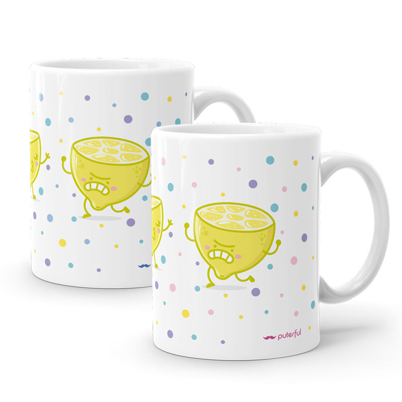 Set de tazas – Odiemos personas juntos rosa/azul