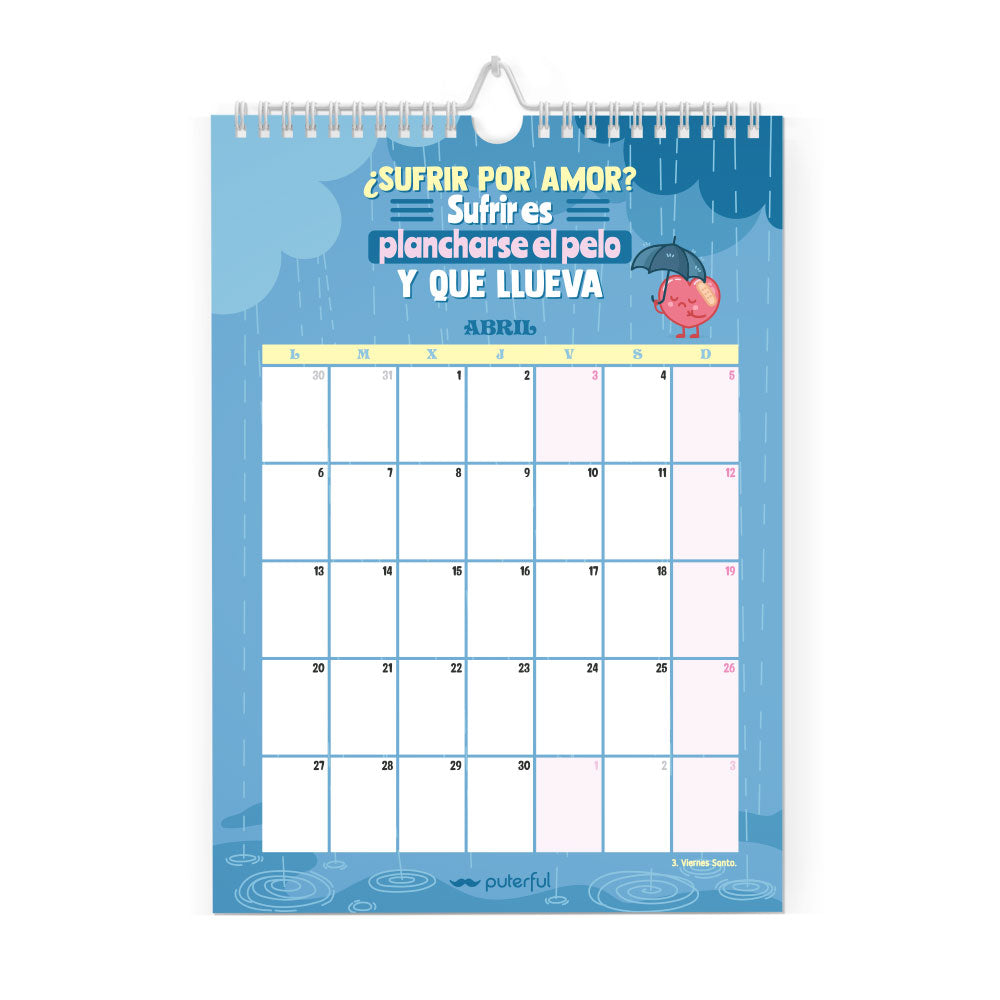 Calendario de pared 2026 – Claro que puedo con todo