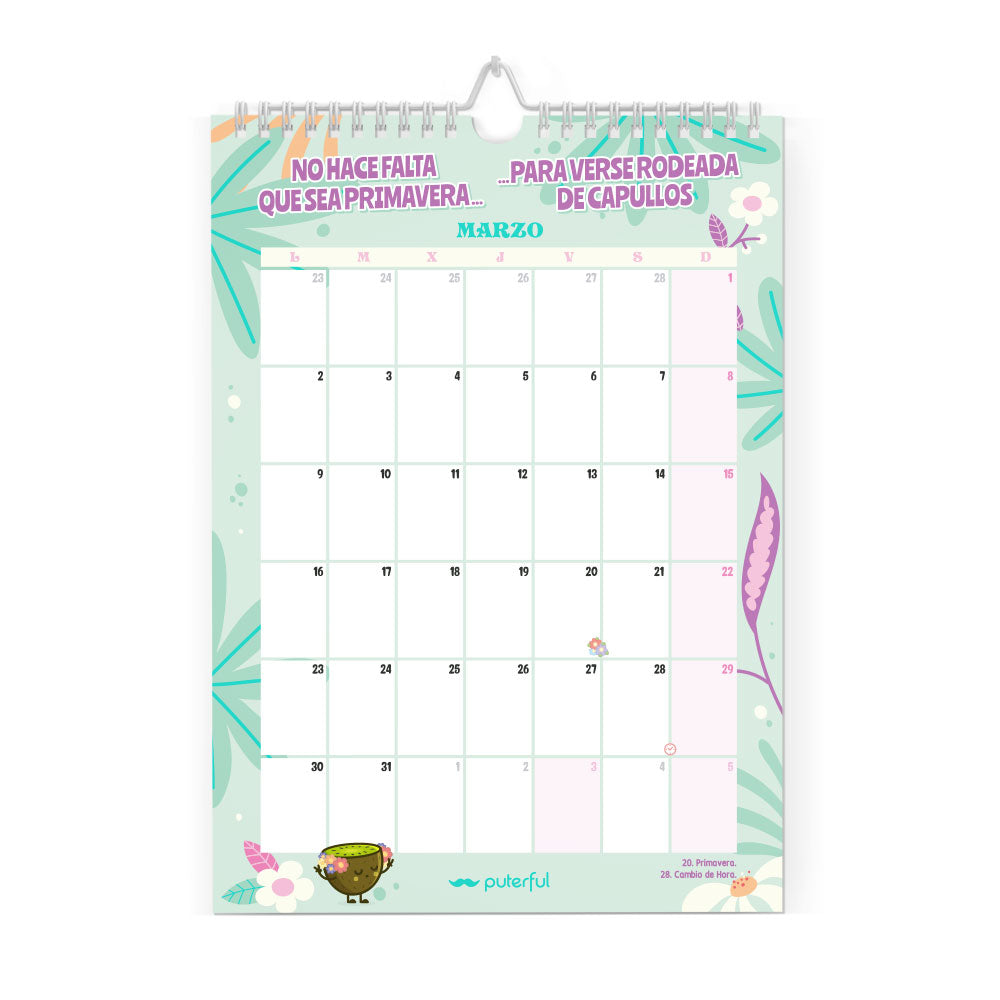 Calendario de pared 2026 – Claro que puedo con todo