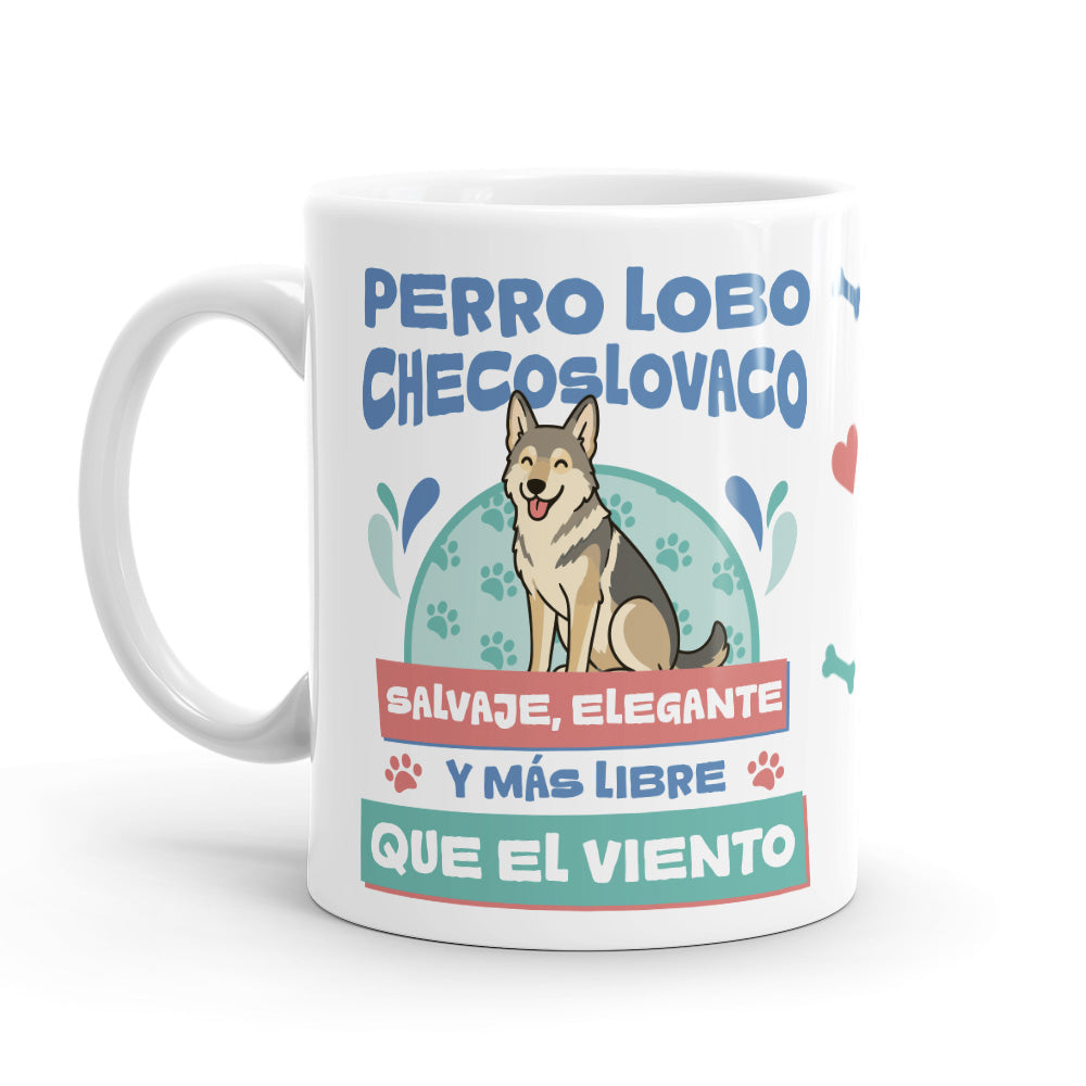 Taza – Perro Lobo checoslovaco